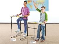 تاثیر استفاده از میزهای ایستاده بر ارتقای قدرت یادگیری دانش آموزان